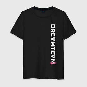 Мужская футболка хлопок с принтом DreamTeam в Тюмени, 100% хлопок | прямой крой, круглый вырез горловины, длина до линии бедер, слегка спущенное плечо. | 