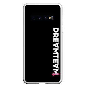 Чехол для Samsung Galaxy S10 с принтом DreamTeam в Тюмени, Силикон | Область печати: задняя сторона чехла, без боковых панелей | blogger | bloggers | dream team | dream team house | dreamteam | dth | tik tok | tik tok house | блогер | блогеры | тик ток | тиктокеры