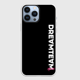Чехол для iPhone 13 Pro Max с принтом DreamTeam в Тюмени,  |  | Тематика изображения на принте: blogger | bloggers | dream team | dream team house | dreamteam | dth | tik tok | tik tok house | блогер | блогеры | тик ток | тиктокеры