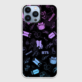 Чехол для iPhone 13 Pro Max с принтом BTS в Тюмени,  |  | bangtan boys | big hit | bts | bts army | j hope | jimin | jin | jungkook | k pop | kpop | love yourself | map of the soul | rm | suga | v | wings | автограф | бтс | к поп