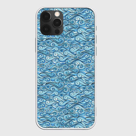 Чехол для iPhone 12 Pro Max с принтом Море волнуется в Тюмени, Силикон |  | foam | gradient | ocean | pattern | sea | water | waves | вода | волны | градиент | море | океан | пена | узор