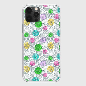 Чехол для iPhone 12 Pro Max с принтом Пасхальные яйца в Тюмени, Силикон |  | cage | easter | eggs | flowers | lines | pattern | peas | rabbit | spiral | горох | клетка | кролик | линии | пасха | спираль | узор | цветы | яйца