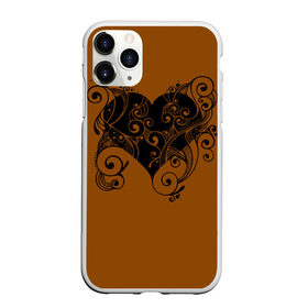 Чехол для iPhone 11 Pro Max матовый с принтом Сердце в узорах в Тюмени, Силикон |  | . | красивые татуировки | красивые узоры | любовь | сердце | сердце в узорах | татуировки | узоры