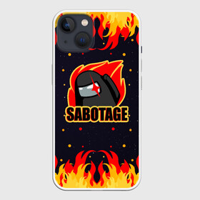 Чехол для iPhone 13 с принтом Among Us Sabotage в Тюмени,  |  | among us | among us game | among us mem | among us sabotage | among us space | among us игра | amongus | game | impostors | sabotage | игра | игроку | мем | одни из нас | саботаж | среди нас | эмонг ас | эмонг ас мем