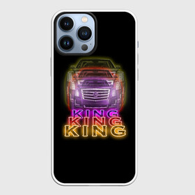 Чехол для iPhone 13 Pro Max с принтом Cadillac в Тюмени,  |  | Тематика изображения на принте: cadillac | бренды | кадиллак | король | машины | моргенштерн | музыка | неон | неоновые