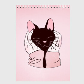 Скетчбук с принтом Любовь в Тюмени, 100% бумага
 | 48 листов, плотность листов — 100 г/м2, плотность картонной обложки — 250 г/м2. Листы скреплены сверху удобной пружинной спиралью | cat | cats | heart | i | love | night | sleep | вечер | жарко | зима | кот | котенок | котик | котэ | котяра | котята | кошка | люблю | любовь | нежное | нежный | ночь | сердечко | сердце | сон | спать | тепло | холод | холодно | я