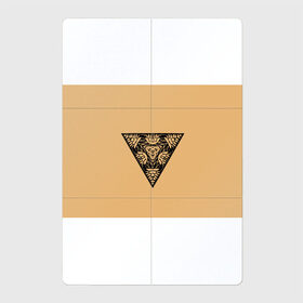 Магнитный плакат 2Х3 с принтом Магический треугольник-оберег в Тюмени, Полимерный материал с магнитным слоем | 6 деталей размером 9*9 см | Тематика изображения на принте: знаки | оберег | символика | симметрия | талисман | татуировки. | треугольник | узоры
