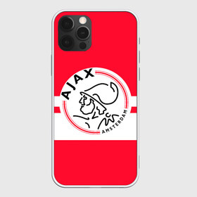 Чехол для iPhone 12 Pro Max с принтом AJAX AMSTERDAM в Тюмени, Силикон |  | Тематика изображения на принте: ajax | amsterdam | football | holland | red | sport | team | white | амстердам | аякс | гол | голландия | красный | логотип | мяч | нидерланды | полосы | спорт | футбол