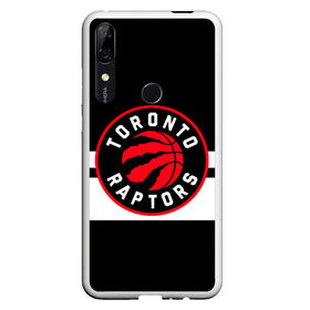 Чехол для Honor P Smart Z с принтом TORONTO RAPTORS в Тюмени, Силикон | Область печати: задняя сторона чехла, без боковых панелей | basketball | canada | logo | nba | raptors | sport | team | toronto | usa | баскетбол | канада | логотип | мяч | нба | полосы | рэпторс | спорт | сша | торонто | черный