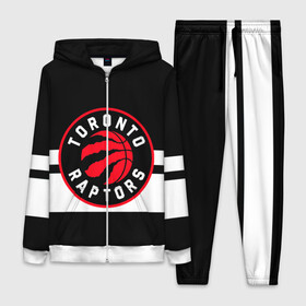 Женский костюм 3D с принтом TORONTO RAPTORS в Тюмени,  |  | basketball | canada | logo | nba | raptors | sport | team | toronto | usa | баскетбол | канада | логотип | мяч | нба | полосы | рэпторс | спорт | сша | торонто | черный