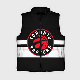 Женский жилет утепленный 3D с принтом TORONTO RAPTORS в Тюмени,  |  | basketball | canada | logo | nba | raptors | sport | team | toronto | usa | баскетбол | канада | логотип | мяч | нба | полосы | рэпторс | спорт | сша | торонто | черный