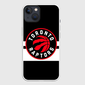 Чехол для iPhone 13 с принтом TORONTO RAPTORS в Тюмени,  |  | basketball | canada | logo | nba | raptors | sport | team | toronto | usa | баскетбол | канада | логотип | мяч | нба | полосы | рэпторс | спорт | сша | торонто | черный