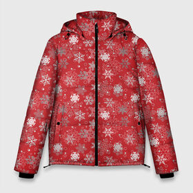 Мужская зимняя куртка 3D с принтом Снежинки в Тюмени, верх — 100% полиэстер; подкладка — 100% полиэстер; утеплитель — 100% полиэстер | длина ниже бедра, свободный силуэт Оверсайз. Есть воротник-стойка, отстегивающийся капюшон и ветрозащитная планка. 

Боковые карманы с листочкой на кнопках и внутренний карман на молнии. | merry christmas | дед мороз | ёлка | зима | зимние узоры | мороз | новый год | подарок | праздник | рождество | с новым годом | салют | санта клаус | свитер с оленями | снег | снеговик | снегурочка | снежинки