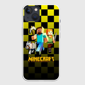 Чехол для iPhone 13 с принтом Minecraft (S) в Тюмени,  |  | craft | creeper | dungeon | dungeons | earth | game | logo | mine | minecraft | minecraft dungeons | mobile | online | дунгеонс | земля | зомби | игра | крипер | лого | майкрафт | майнкрафт | онлайн | подземелье