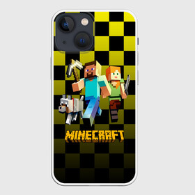 Чехол для iPhone 13 mini с принтом Minecraft (S) в Тюмени,  |  | craft | creeper | dungeon | dungeons | earth | game | logo | mine | minecraft | minecraft dungeons | mobile | online | дунгеонс | земля | зомби | игра | крипер | лого | майкрафт | майнкрафт | онлайн | подземелье