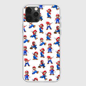 Чехол для iPhone 12 Pro Max с принтом Mario в Тюмени, Силикон |  | Тематика изображения на принте: mario | mario brothers | old game | retro game | super mario | super mario bros | super mario odyssey | водопроводчик | девочкам | детям | классика | мальчикам | марио | персонажи игр | рабочий | ретро игры | старые игры | супер ма