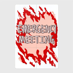 Магнитный плакат 2Х3 с принтом Экстренное собрание в Тюмени, Полимерный материал с магнитным слоем | 6 деталей размером 9*9 см | among us | emergency meeting | game | игра | экстренное собрание