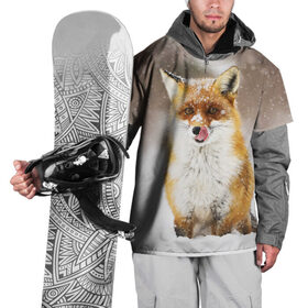 Накидка на куртку 3D с принтом Лиса в Тюмени, 100% полиэстер |  | Тематика изображения на принте: animal | fox | foxy | snow | winter | животное | животные | звери | зверь | зима | лиса | лисица | мороз | рыжая | снег | снежинка
