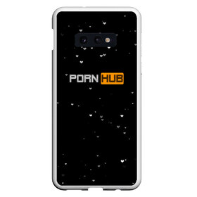 Чехол для Samsung S10E с принтом Pornhub в Тюмени, Силикон | Область печати: задняя сторона чехла, без боковых панелей | black | черный