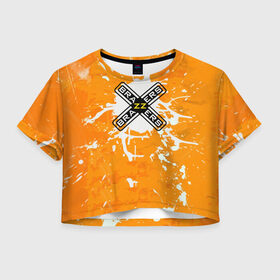 Женская футболка Crop-top 3D с принтом Brazzers в Тюмени, 100% полиэстер | круглая горловина, длина футболки до линии талии, рукава с отворотами | brazzers | рождественскую коллекцию