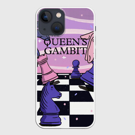 Чехол для iPhone 13 mini с принтом The Queens Gambit в Тюмени,  |  | beth harmon | chess | queens gambit | the queens gambit | аня тейлор джой | бет хармон | нетфликс | ход королевы | шахматы