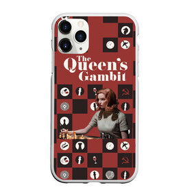 Чехол для iPhone 11 Pro матовый с принтом Ход королевы The Que в Тюмени, Силикон |  | gambit | the queens 