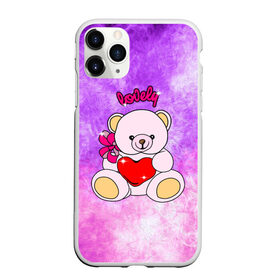 Чехол для iPhone 11 Pro матовый с принтом Lovely bear в Тюмени, Силикон |  | Тематика изображения на принте: bear | love is | teddy | богиня | валентина | влюбленный | девушке | дочь | жена | игрушка | лучшая | любимая | люблю | мама | марта | медведь | медведь с сердцем | медвежата | мишка тедди | плюшевые | подарок