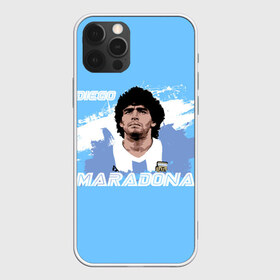 Чехол для iPhone 12 Pro Max с принтом Диего Марадона в Тюмени, Силикон |  | diego | diego armando maradona | maradona | аргентина | диего | король | легенда | марадона | нападающий | полузащитник | футбол | футболист