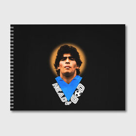 Альбом для рисования с принтом Diego Maradona в Тюмени, 100% бумага
 | матовая бумага, плотность 200 мг. | diego | diego armando maradona | legend | maradona | аргентина | диего | король | легенда | марадона | нападающий | полузащитник | футбол | футболист