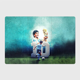 Магнитный плакат 3Х2 с принтом 10 number в Тюмени, Полимерный материал с магнитным слоем | 6 деталей размером 9*9 см | 10 номер | diego | football | maradona | maradonna | арегнтина | бога | диего | марадона | марадонна | ретро | рука | сборная аргентины | футбол | футболист