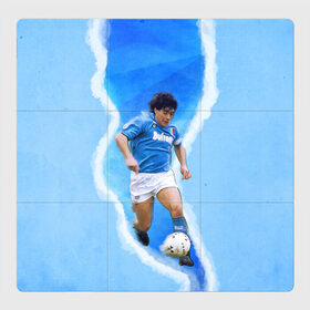 Магнитный плакат 3Х3 с принтом Диего Армандо в Тюмени, Полимерный материал с магнитным слоем | 9 деталей размером 9*9 см | Тематика изображения на принте: 10 номер | diego | football | maradona | maradonna | арегнтина | бога | диего | марадона | марадонна | ретро | рука | сборная аргентины | футбол | футболист