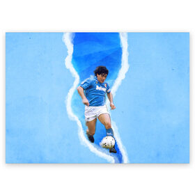 Поздравительная открытка с принтом Диего Армандо в Тюмени, 100% бумага | плотность бумаги 280 г/м2, матовая, на обратной стороне линовка и место для марки
 | 10 номер | diego | football | maradona | maradonna | арегнтина | бога | диего | марадона | марадонна | ретро | рука | сборная аргентины | футбол | футболист