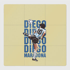 Магнитный плакат 3Х3 с принтом Diego Diego в Тюмени, Полимерный материал с магнитным слоем | 9 деталей размером 9*9 см | 10 номер | diego | football | maradona | maradonna | арегнтина | бога | диего | марадона | марадонна | ретро | рука | сборная аргентины | футбол | футболист