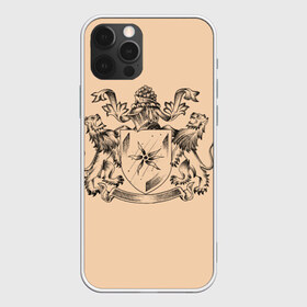 Чехол для iPhone 12 Pro Max с принтом Геральдика в Тюмени, Силикон |  | геральдика | гербы | графика. | доспехи | львы | морская звезда