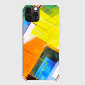 Чехол для iPhone 12 Pro Max с принтом Геометрический хаос в Тюмени, Силикон |  | Тематика изображения на принте: абстракция | геометрия | квадрат | кисть | краска | прямоугольник | треугольник | фигура | хаос