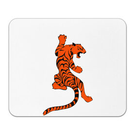 Коврик для мышки прямоугольный с принтом тигр в Тюмени, натуральный каучук | размер 230 х 185 мм; запечатка лицевой стороны | beautiful tiger | tiger | красивый тигр | тигр