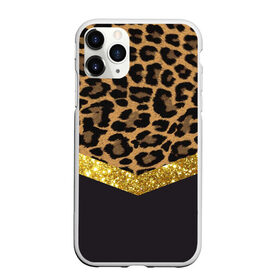 Чехол для iPhone 11 Pro матовый с принтом Леопардовый принт в Тюмени, Силикон |  | Тематика изображения на принте: success | swagg | блеск | блестки | животнй принт | золотистый | золото | золотой | леопард | леопардовый принт | понты | тигровый