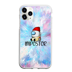 Чехол для iPhone 11 Pro Max матовый с принтом Impostor в Тюмени, Силикон |  | 2021 | among us | impostor | space mafia | sus.puffballs united | амонг ас | амонг паттерн | игра | импостор | инопланетяне | инопланетянин | маска | надпись | новогодний амонг ас | с новым годом | самозванец | среди нас