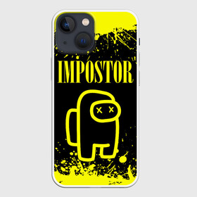 Чехол для iPhone 13 mini с принтом AMONG US IMPOSTOR в Тюмени,  |  | among us | impostor | impostor among us | nirvana | амонг ас | импостор | нирвана | разноцветные космонавты