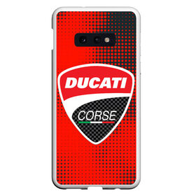 Чехол для Samsung S10E с принтом Ducati Corse (Z) в Тюмени, Силикон | Область печати: задняя сторона чехла, без боковых панелей | Тематика изображения на принте: audi | audi ag | corse | ducati | ducati corse | ducati motor holding | hypermotard | multistrada | panigale | scrambler | streetfighter | supersport | дукати | массимо борди | мото | фабио тальони