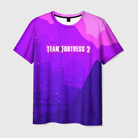 Мужская футболка 3D с принтом Team Fortress 2 (S) в Тюмени, 100% полиэфир | прямой крой, круглый вырез горловины, длина до линии бедер | characters | medic | sniper | soldier | team fortress 2 | персонажи | разведчик | снайпер | солдат