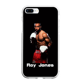 Чехол для iPhone 7Plus/8 Plus матовый с принтом Roy Jones в Тюмени, Силикон | Область печати: задняя сторона чехла, без боковых панелей | Тематика изображения на принте: boxer | boxing | great boxer | roy jones | roy jones lettering | roy jones print | бокс | боксер | великий боксер | надпись roy jones | принт roy jones | рой джонс