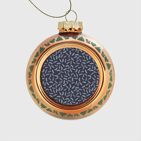 Стеклянный ёлочный шар с принтом Новогодние Ёлочки (S) в Тюмени, Стекло | Диаметр: 80 мм | Тематика изображения на принте: 