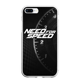 Чехол для iPhone 7Plus/8 Plus матовый с принтом NEED FOR SPEED в Тюмени, Силикон | Область печати: задняя сторона чехла, без боковых панелей | Тематика изображения на принте: carbon | heat | hot pursuit | most wanted | need for speed | payback. | shift | underground 2 | unleashed | жажда скорости