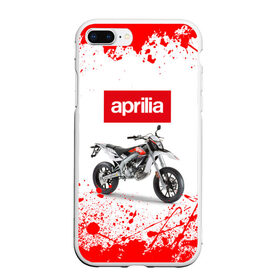 Чехол для iPhone 7Plus/8 Plus матовый с принтом Aprilia (Z) в Тюмени, Силикон | Область печати: задняя сторона чехла, без боковых панелей | aprilia | aprilia racing | bike | moto | motocycle | sportmotorcycle | априлия | мото | мотоспорт