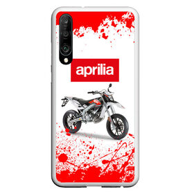 Чехол для Honor P30 с принтом Aprilia (Z) в Тюмени, Силикон | Область печати: задняя сторона чехла, без боковых панелей | aprilia | aprilia racing | bike | moto | motocycle | sportmotorcycle | априлия | мото | мотоспорт