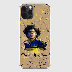 Чехол для iPhone 12 Pro с принтом Diego Maradona в Тюмени, силикон | область печати: задняя сторона чехла, без боковых панелей | Тематика изображения на принте: cup | diego maradona | diego maradona letterin | diego maradona print | football | footballer | great footballer | number 10 | великий футболист | диего марадона | кубок | надпись диего марадона | номер 10 | принт диего марадона | футбол 