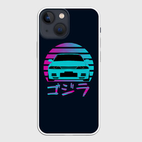 Чехол для iPhone 13 mini с принтом Skyline R32 в Тюмени,  |  | gtr | nissan | r32 | skyline | гтр | неон | ниссан | ретро | скайлайн