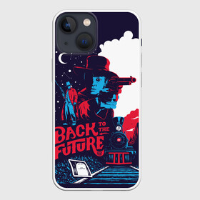 Чехол для iPhone 13 mini с принтом назад в будущее в Тюмени,  |  | Тематика изображения на принте: back to the future | bttf | марти макфлай