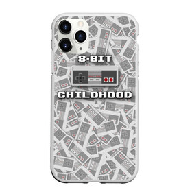 Чехол для iPhone 11 Pro Max матовый с принтом 8-bit childhood в Тюмени, Силикон |  | Тематика изображения на принте: 8 bit | 8 бит | dendy | nes | nintendo | денди | джойстик | нинтендо